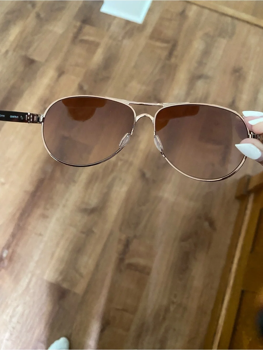 Brown Aviator Oakley Brand Sunglasses